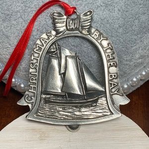 Collectible Salisbury Pewter 2009, Christmas By The Bay Ornament, IOB